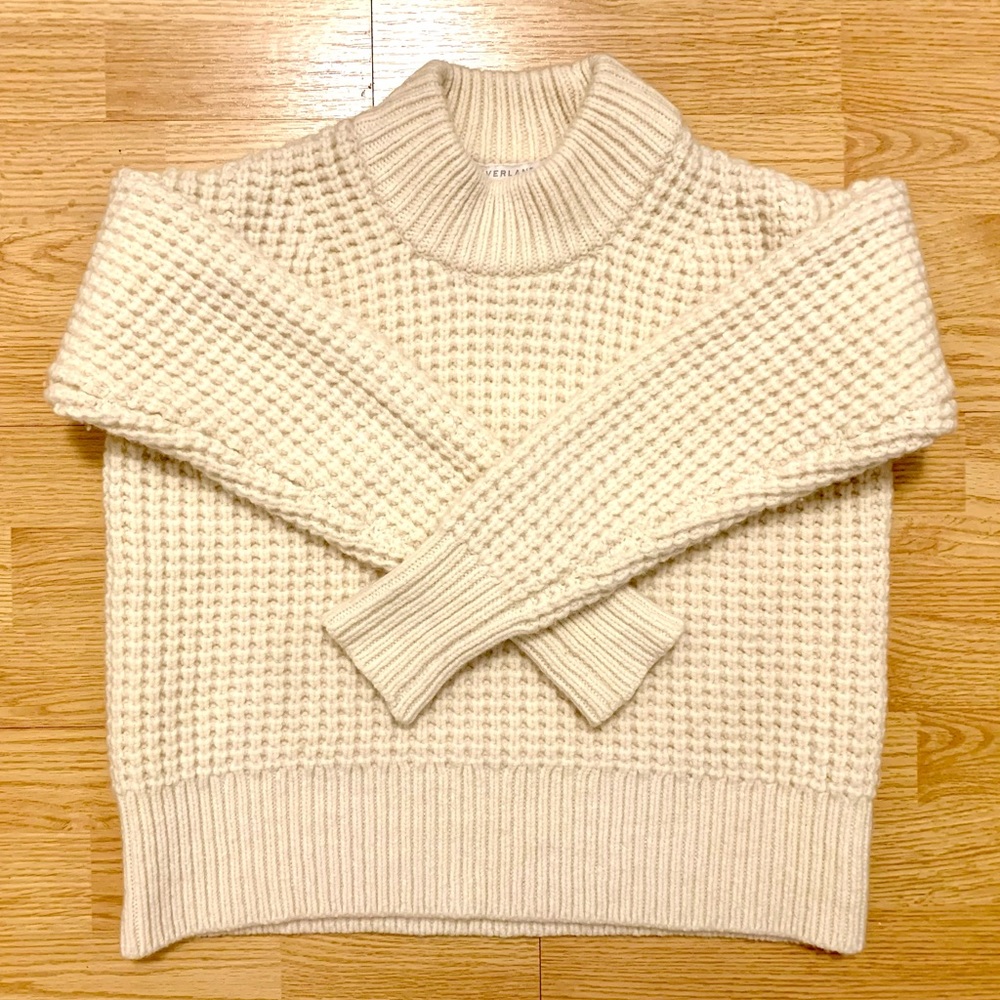 Everlane Waffle Knit Sweater - Picture 2 of 12